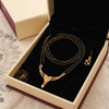 Gold Plated Double Layered Mangalsutra for Women | Traditional Black Seed Beads Chain with CZ Studded Floral Pendant | Ethnic Wedding & Daily Wear Jewellery