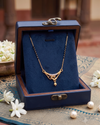 Gold-Plated Double-Layer CZ Mangalsutra (18K Gold Plated)