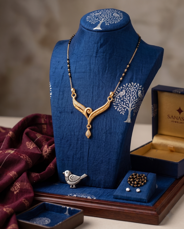 Gold-Plated Double-Layer Mangalsutra (18K Gold Plated)