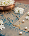 Gold-Plated Double-Layer CZ Mangalsutra (18K Gold Plated)