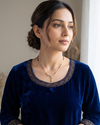 Gold-Plated Diamond Single-Chain Mangalsutra (18K Gold Plated)