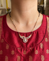 Gold-Plated Diamond Mangalsutra (18K Gold Plated)