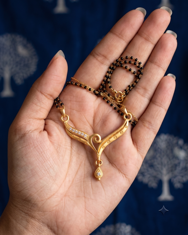 Gold-Plated Double-Layer Mangalsutra (18K Gold Plated)