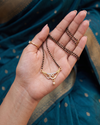 Gold-Plated Double-Layer CZ Mangalsutra (18K Gold Plated)