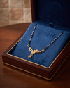 Gold-Plated Double-String CZ Mangalsutra (18K Gold Plated)