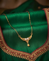 Gold-Plated Double-Layer Floral Mangalsutra (18K Gold Plated)