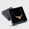 Gold-Plated Diamond-Studded Mangalsutra with Traditional Black Bead Chain for Women