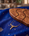 Gold-Plated Double-Line CZ Mangalsutra (18K Gold Plated)