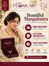 Gold-Plated CZ Crescent Mangalsutra (18K Gold Plated)