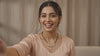 Traditional Gold Plated CZ Diamond Crescent Pendant Mangalsutra for Women | Single Line Black Beads Tanmaniya Necklace for Daily and Festive Wear
