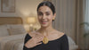 Gold-Plated Traditional Floral Filigree Pendant Necklace with Matching Stud Earrings for Women and Girls - Ethnic Jewellery Set for Wedding, Festivals, and Gifting